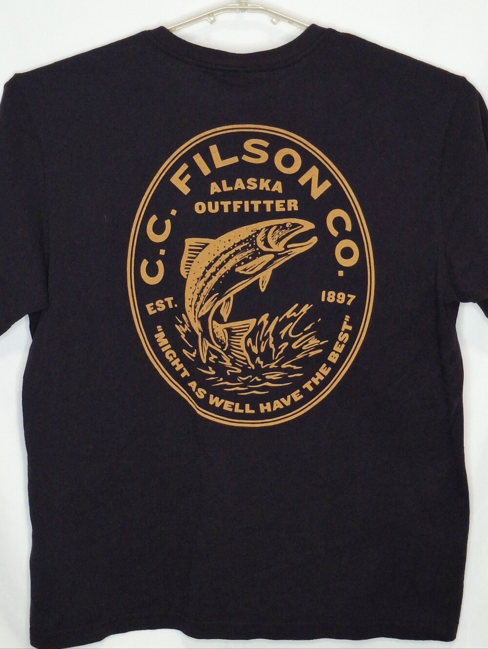 Filson Alaskan Outfitters Crewneck T‑Shirt with Logo Tag Size XXL